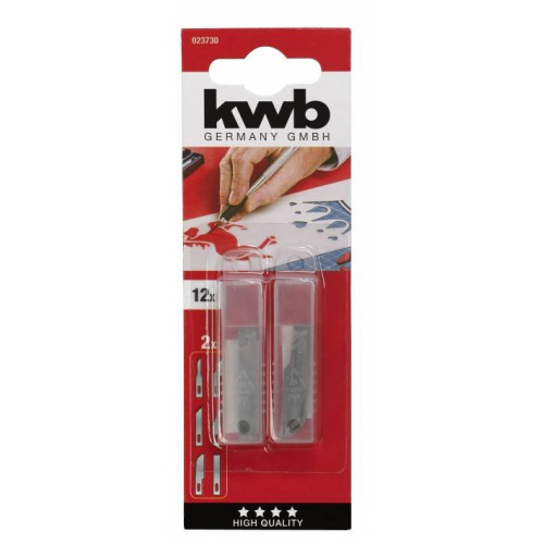 Леза для ножа-скальпеля, 12 шт, KWB (023730)