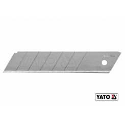 Леза сталеві з відломними сегментами YATO : W= 25 мм, 10 шт