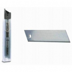 Леза запасні шириною 18 мм з сегментами, що відламуються, для ножів з висувними лезами, 50 штук STANLEY 3-11-301