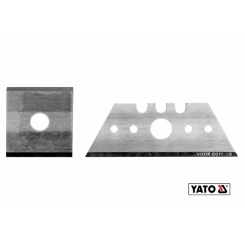 Леза змінні до рубанка по г/к плитах YT-76260 YATO трапеційне- 53 х 18 х 32 мм квадрат- 23 мм 2 шт