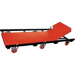 Лежак ремонтний на 6-ти колесах, 1030 х 440 х 120 мм, підголовник, що піднімається// MTX