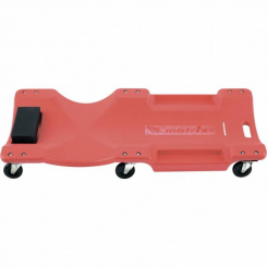 Лежак ремонтний на 6-ти колесах, 1000х475х128 мм, пластиковий, MTX