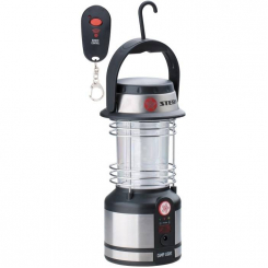Ліхтар кемпінговий, світлодіодний, акумуляторний, автомобільна та мережева підзарядка, з ДУ, Stern