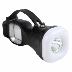 Ліхтар Quantum кемпінговий перезарядний Stalker 3W LED+COB solar з USB