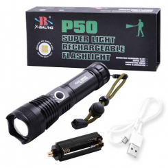 Ліхтар X71A-HP50, ЗУ micro USB, 1x18650/3xAAA, zoom