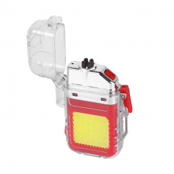 Ліхтар брелок з плазмовою запальничкою INTERTOOL LB-0165