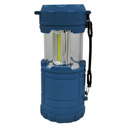 Ліхтар кемпінговий  Quantum QM-FL3041 Nice blue 1WLED + 3WCOB живлення 3xAA 1шт/уп, box