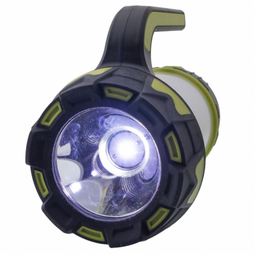 Ліхтар кемпінговий пошуковий перезарядний LED з USB з функцією Power Bank