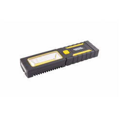 Ліхтар магнітний з підвісом, 220*54*28 мм, 4 x LED COB LED, 3 x AAA, ABS