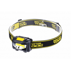Ліхтар налобний MASTERTOOL 3 режими 59х41х32 мм COB LED 3xAAA ABS 94-0811