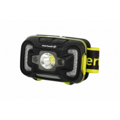 Ліхтар налобний WERTVOLL 6 режимів датчик руху СREE-/RED-/COBLED IP65 Li-pol 1800 mAh/t 6500 K/260 lum ABS 70х46х38 мм RX-8015