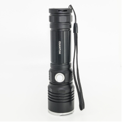 Ліхтар ручний Quantum Solid-M 10W LED  з USB + Li-ion18650/2600mAh, box