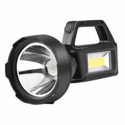 Ліхтар ручний пошуковий Quantum QM-FL1063 Tracker 3W LED+COB з функцією Power Bank