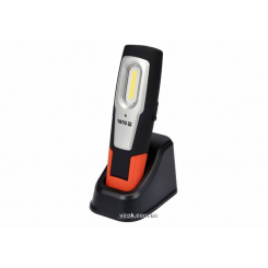 Ліхтар світлодіодний COB LED акумул. YATO Li-Ion 3.7 В, 2.2 АГод, 3 1 Вт, 350 100 лм, гачок, магніт