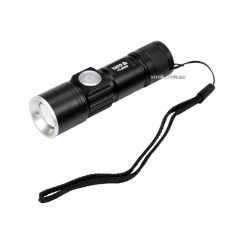 Ліхтар світлодіодний (XTE CREE) YATO, акумулят. Li-Ion 650 мА, Р = 5 Вт, Ф = 350 lm. Ø = 27 мм x 94 мм