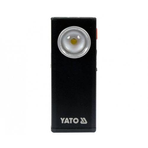 Ліхтар світлодіодний акумул. YATO Li-Po 3.7 В, 500 Lm, функ. павербанк на 1500 mАГод