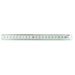 Лінійка із нержавіючої сталі, 300х18 мм S-Line 15-608