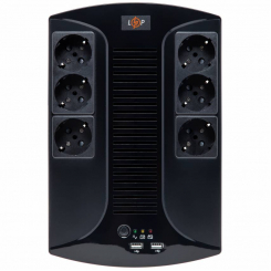 Лінійно-інтерактивне ДБЖ LP 650VA-6PS (455Вт)