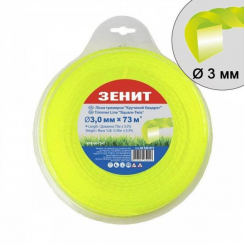 Ліска для садових тримерів "Кручений квадрат" 3.0 мм × 73 м (КРК-30-73-С)