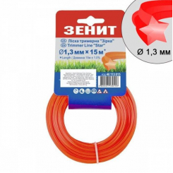 Ліска для садових тримерів "Зірка" 1.3 мм × 15 м