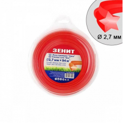 Ліска для садових тримерів "Зірка" 2.7 мм × 94 м