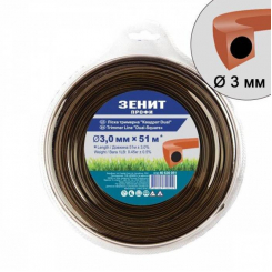 Лісочка для тримера Профі Квадрат DUAL 3,0мм/51м (40630051)