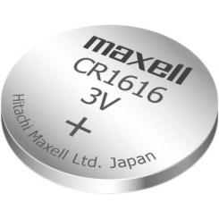 Літієва батарейка Japan Maxell СARD "таблетка" CR1616  5шт/уп
