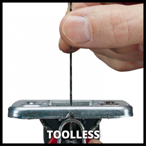 Лобзик, 550 Вт, маятниковий хід, заміна пили без інструментів TC-JS 80/1