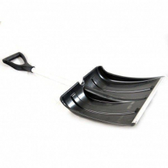 Лопата снігова авто пластик 365х380мм, зал. живець 750мм FIT