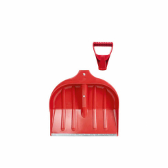 Лопата для снігу/зерна пластикова з оцинкованою планкою Strong 490×495мм (кольорова) GRAD (5049595)