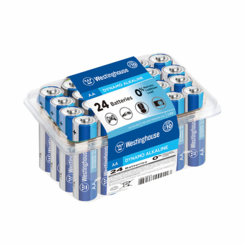 Лужна батарейка Westinghouse Dynamo Alkaline AA/LR6  24шт/уп shrink