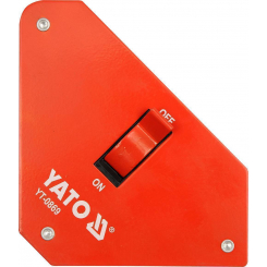 Магнітна струбцина заварки/викл.YATO 117х192х32мм, 25кг [6/18] (DW)