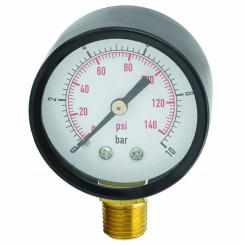 Манометр радіальний 10 бар 50мм Wetron (779738)