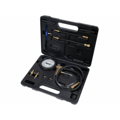 Манометр тиску впорскування бензину YATO: 0-0.7 МПа, з аксесуарами, 10 елем + кейс [10/140]
