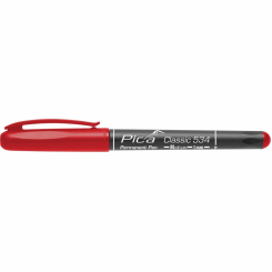Маркер перманентний Pica Classic 534/40 Permanent Pen Medium, тонкий червоний