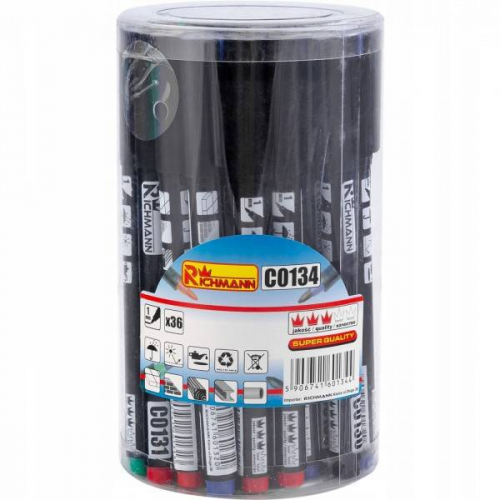 Маркери кольорові тонкі  4 кольори C0134