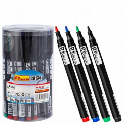 Маркери кольорові тонкі  4 кольори C0134