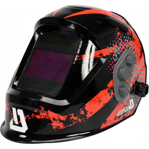 Маска зварювальника YATO з автозатемняючим світлофільтром, 100 х 60 мм.