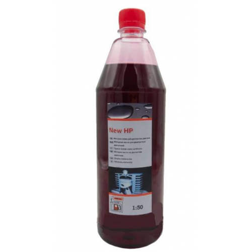 Масло для двотактних двигунів 0,85 л HP червоне, напівсинтетика