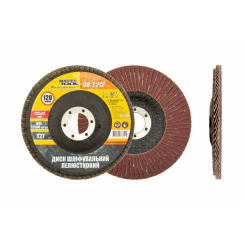 MasterTool Диск шліфувальний пелюстковий зерно 120 125*22 мм, Арт.: 08-2212