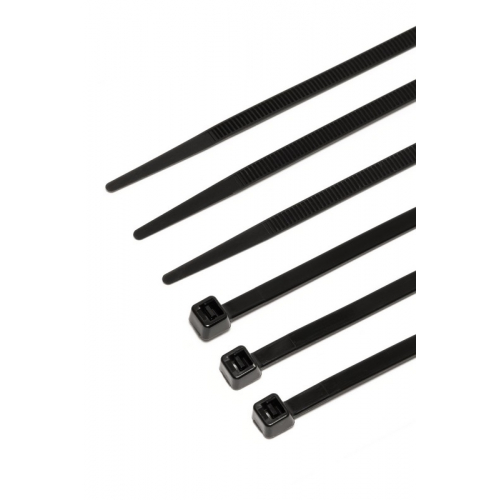 MasterTool Хомут пластиковий 2,5*150 мм чорний, 100 шт, Арт.: 20-1845