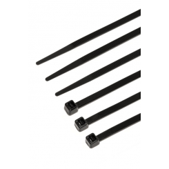 MasterTool Хомут пластиковий 4,8*300 мм чорний, 100 шт, Арт.: 20-1856