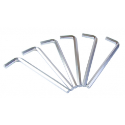 MasterTool Ключ шестигранний CrV 12,0мм L44-195мм, 6шт, Арт.: 75-0012