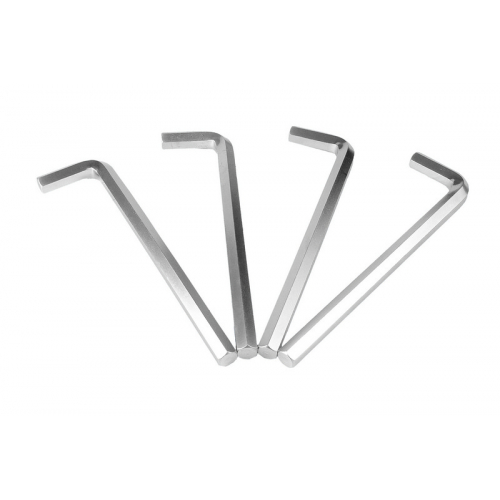 MasterTool Ключ шестигранний CrV 17,0мм L75-246мм, 4шт, Арт.: 75-0017