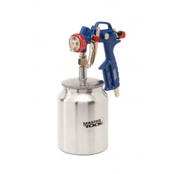 MasterTool Краскопульт HP НБ 1000 мл, алюміній Ø 1,5 мм, 160-220 л/хв, 3,5-5 бар, Арт.: 81-8717