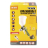 MasterTool Краскопульт HVLP ВБ 600 мл, пластик, Ø 1,4 мм, 120-240 л/хв, 3-4 бар з редуктором, Арт.: 80-8910