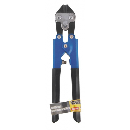 MasterTool Ножиці для прутів МІНИ L=210 мм D=4мм, T8, HRC53~60, Ст.: 01-0117