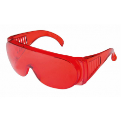 MasterTool Окуляри захисні протиосколкові червоні, Арт.: 82-0052