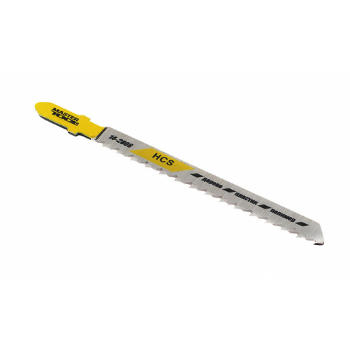 MasterTool Пильное полотно для лобзика по дереву 5 шт, прямой рез, 10TPI, L 100 мм T101B, Арт.: 14-2806
