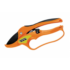 MasterTool Секатор садовий з храповим механізмом 200 мм, лезо ТЕФЛОН, Арт.: 14-6112